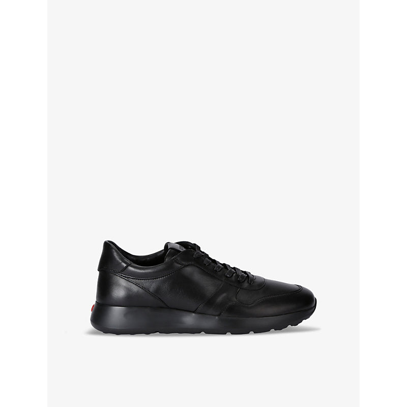 Tods Brand-debossed leather low-top trainers | Tods