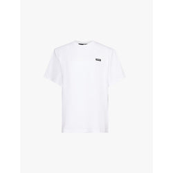  Rotate Birger Christensen Logo-patch oversized organic-cotton jersey T-shirt