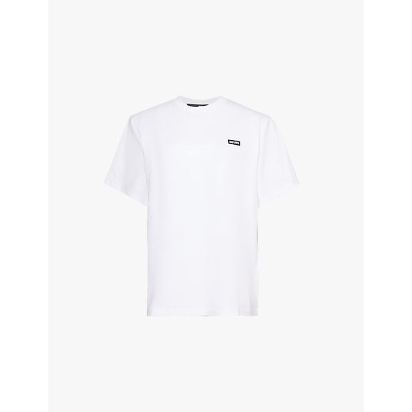  Rotate Birger Christensen Logo-patch oversized organic-cotton jersey T-shirt