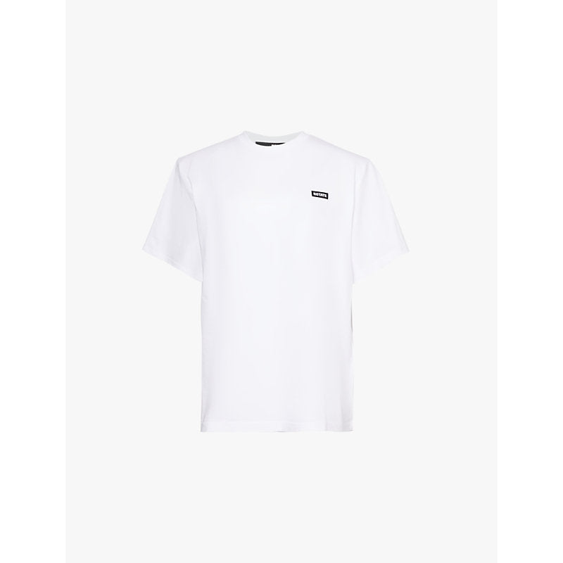  Rotate Birger Christensen Logo-patch oversized organic-cotton jersey T-shirt