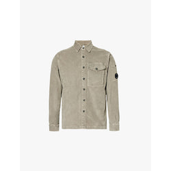  Cp Company Brand-lens corduroy stretch-cotton shirt