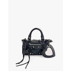  Balenciaga Le Cagole Duffle Nano leather cross-body bag