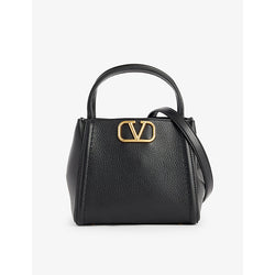  Valentino Garavani VLogo leather tote bag