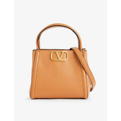  Valentino Garavani VLOGO leather top-handle bag