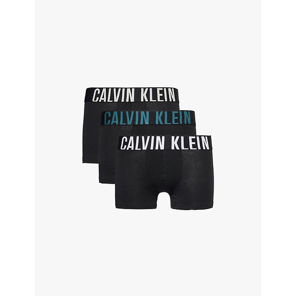 Calvin Klein Intense Power pack-of-three stretch-cotton trunks