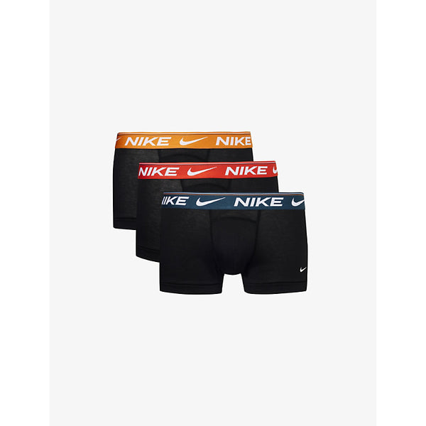 Nike Pack of three Dri-FIT Ultra Comfort recycled-polyester blend stretch-jersey trunks