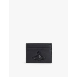 Vivienne Westwood Orb-embossed rectangular leather card holder | Vivienne Westwood