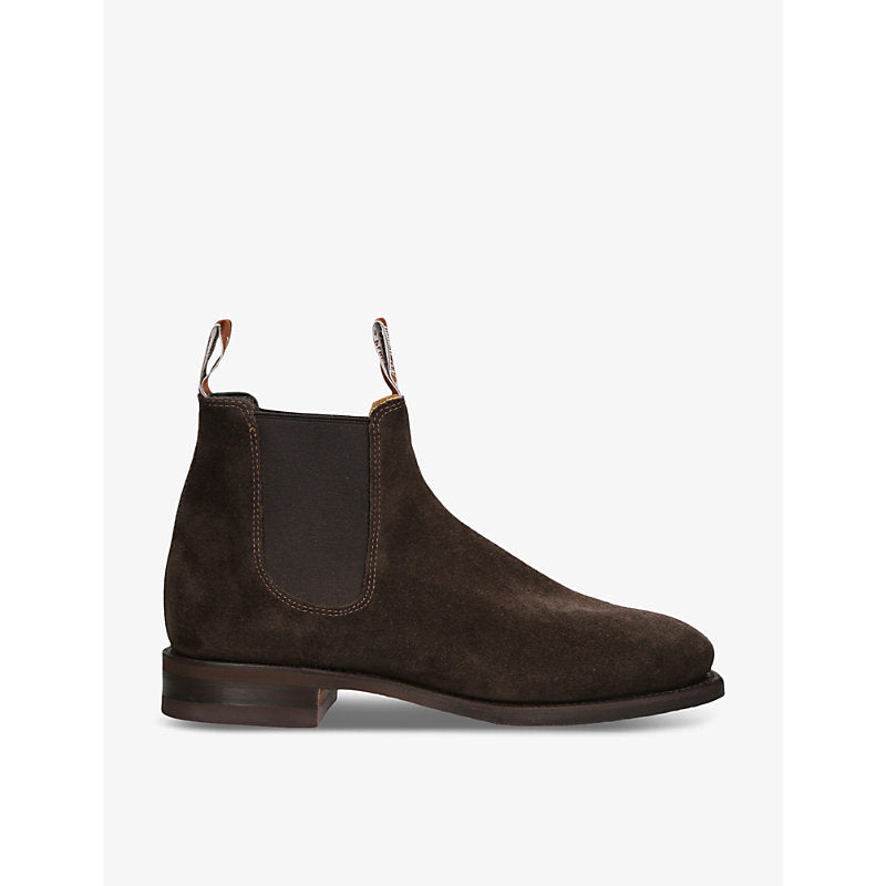 R M Williams Craftsman elasticated-panel suede ankle boots