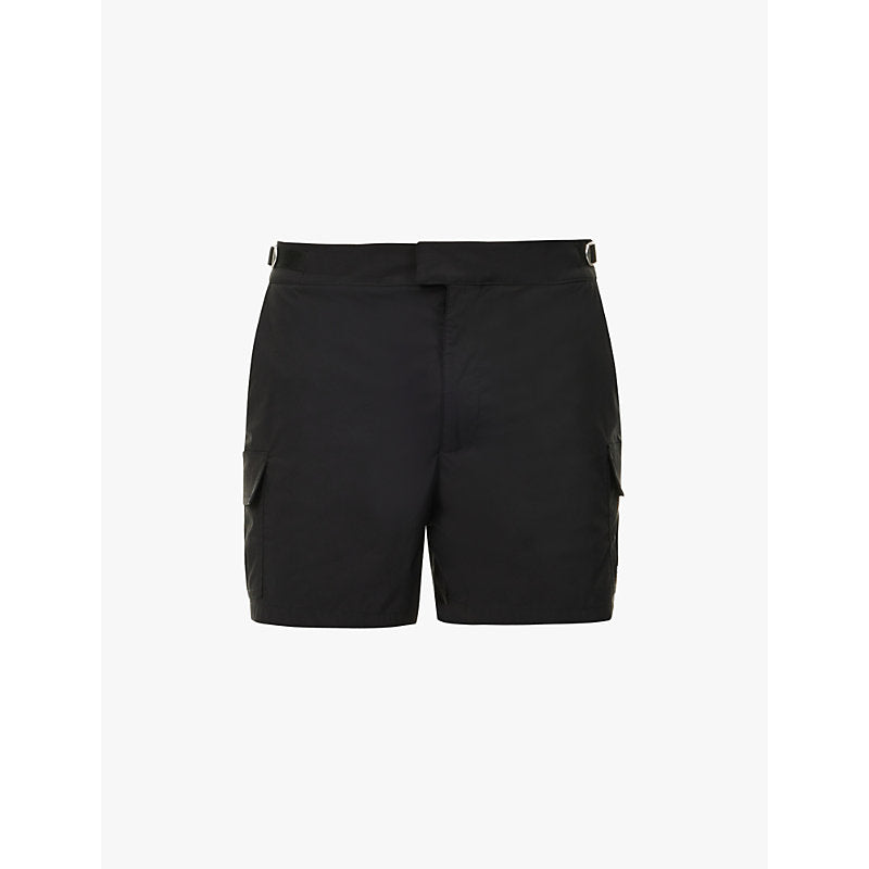  Represent Cargo buckle-epaulettes swim shorts