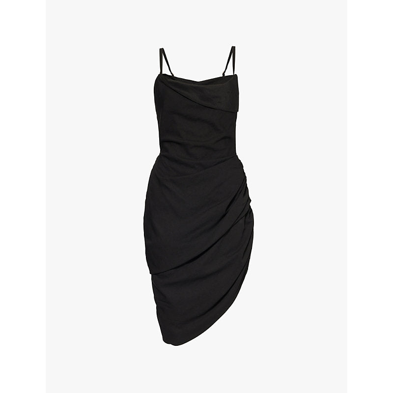 Jacquemus La Robe Saudade draped woven mini dress | JACQUEMUS