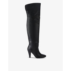 Kg Kurt Geiger Swanky knee-high heeled faux leather boots