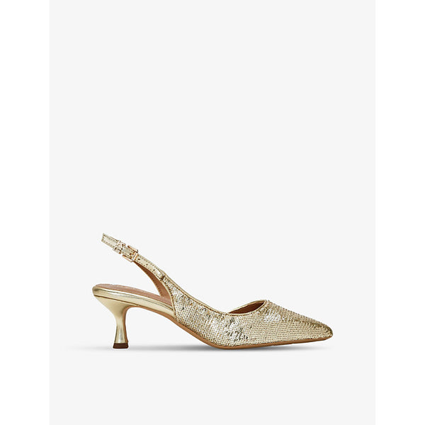 Kg Kurt Geiger Aria low-heel mesh slingback heels | Kg Kurt Geiger