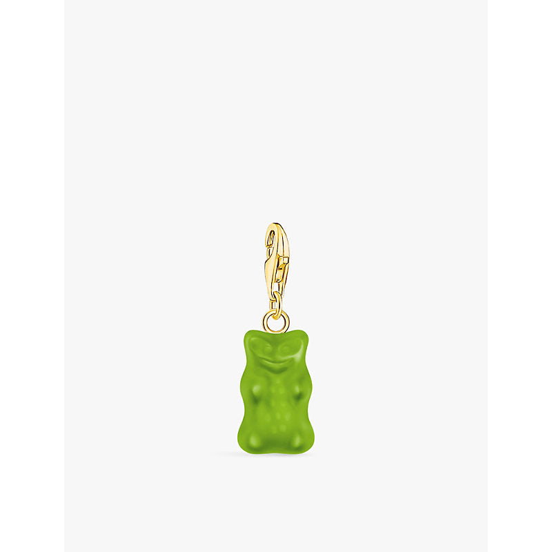  Thomas Sabo x HARIBO Goldbear 18ct gold-plated sterling-silver and crystal glass charm