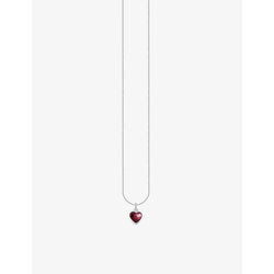  Thomas Sabo Heart sterling-silver and zirconia pendant necklace