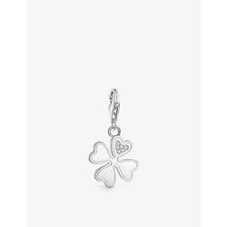  Thomas Sabo Cloverleaf sterling-silver and cubic zirconia pendant charm