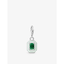  Thomas Sabo Octagon sterling-silver and enamel&nbsp;pendant charm