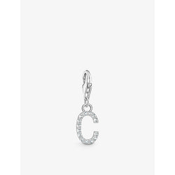  Thomas Sabo Letter C sterling-silver and cubic zirconia pendant charm