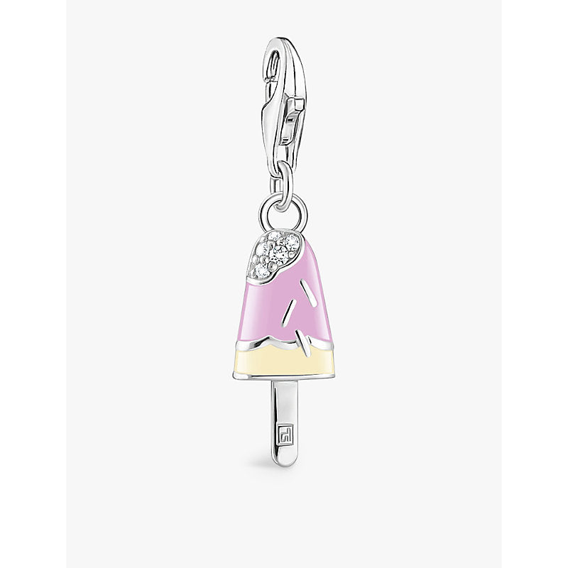  Thomas Sabo Popsicle 925 sterling-silver, enamel and zirconia pendant charm