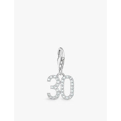  Thomas Sabo '33' 925 sterling-silver and zirconia pendant charm