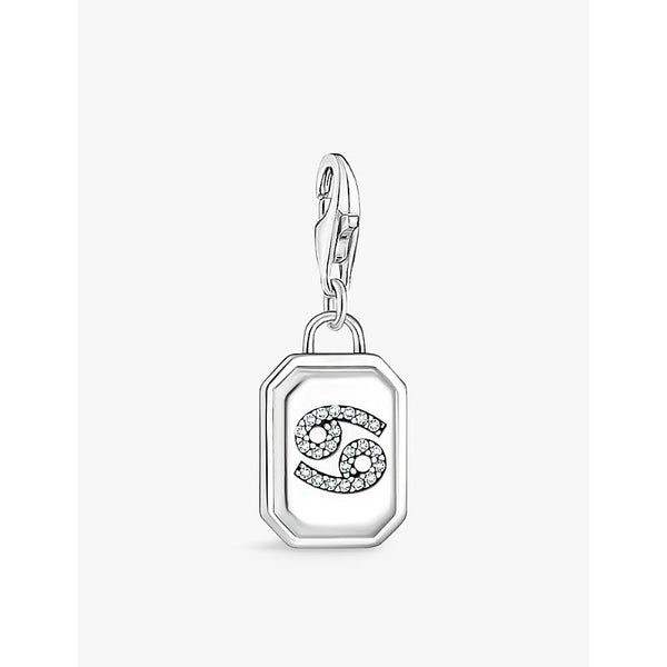  Thomas Sabo Cancer sterling-silver and cubic zirconia charm