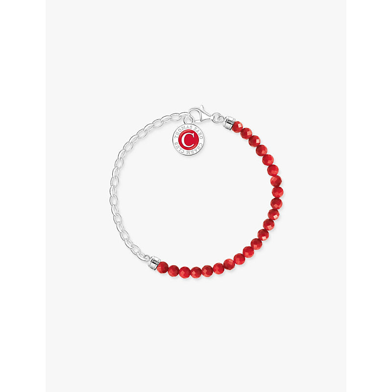  Thomas Sabo Charm Club 925 sterling-silver and enamel link bracelet