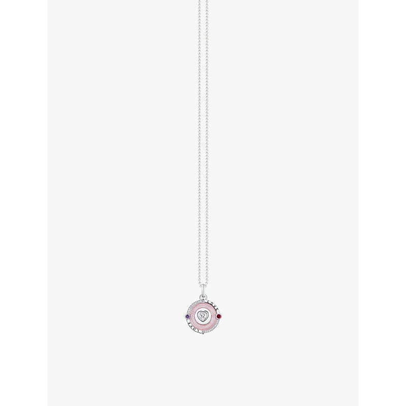  Thomas Sabo Cosmic Amulet sterling-silver, zirconia and enamel pendant necklace