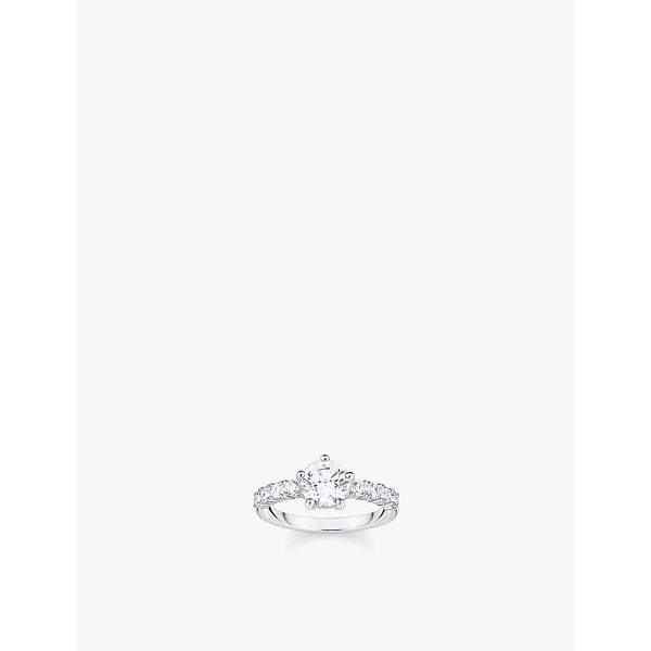  Thomas Sabo Solitaire 925 sterling-silver and zirconia ring