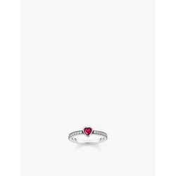  Thomas Sabo Heart 925 sterling-silver and zirconia ring