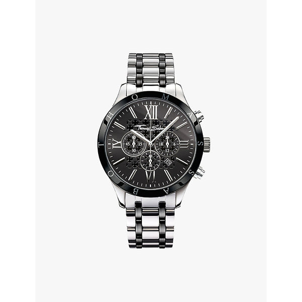  Thomas Sabo WA0139-222-203 Rebel Urban ceramic and stainless-steel watch