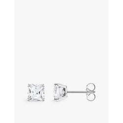  Thomas Sabo Square 925 sterling-silver and zirconia stud earrings