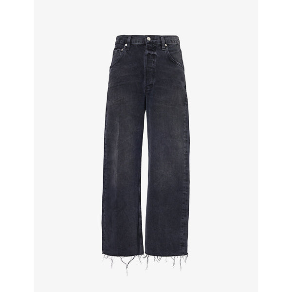 Citizens Of Humanity Ayla raw-hem wide-leg jeans