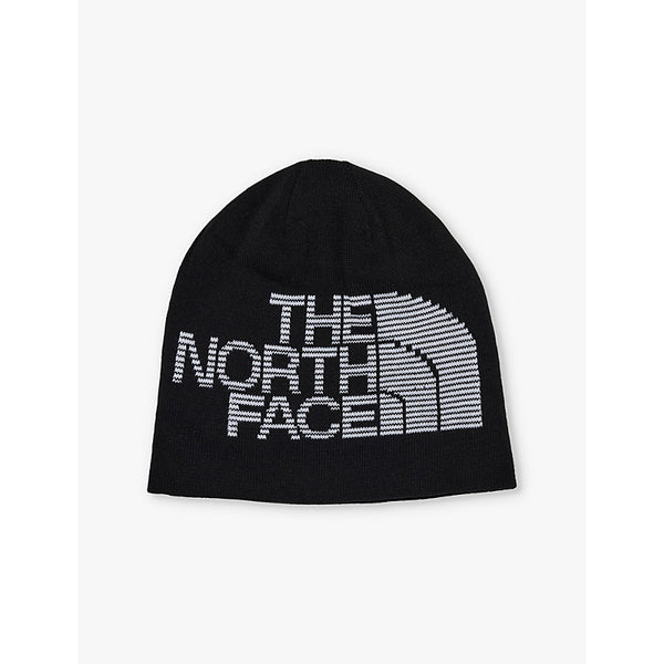 The North Face Reversible logo-woven knitted beanie | THE NORTH FACE