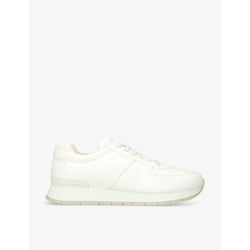 Church Livingston logo-embossed leather low-top trainers