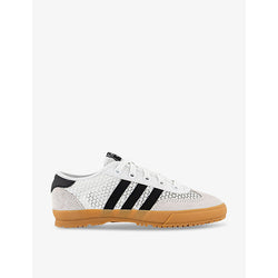 Adidas Tischtennis suede and mesh low-top trainers