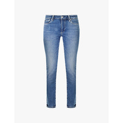  Ag Cigarette mid-rise ankle-grazer stretch-denim jeans