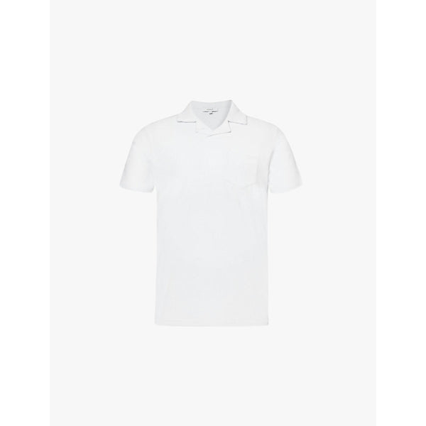  Arne Patch-pocket regular-fit cotton-terry polo shirt