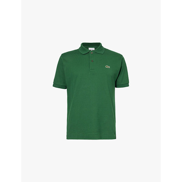  Lacoste Logo-embroidered classic-fit cotton-piqué polo shirt