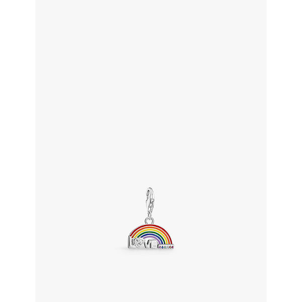  Thomas Sabo Love rainbow 925 sterling-silver and zirconia charm