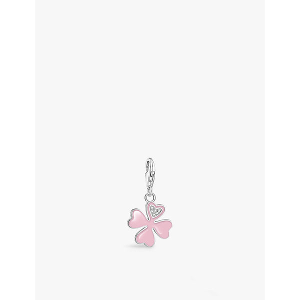  Thomas Sabo Four Leaf Clover 925 sterling-silver, enamel and zirconia charm