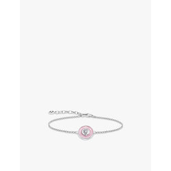  Thomas Sabo Heart 925 sterling-silver, enamel and zirconia chain bracelet