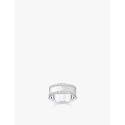 Thomas Sabo Band 925 sterling-silver, enamel and zirconia ring