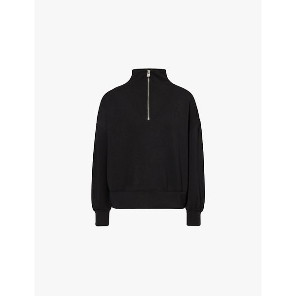 Varley Hawley funnel-neck stretch-woven jersey sweatshirt