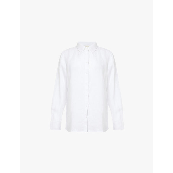  Aspiga Relaxed-fit long-sleeve linen shirt