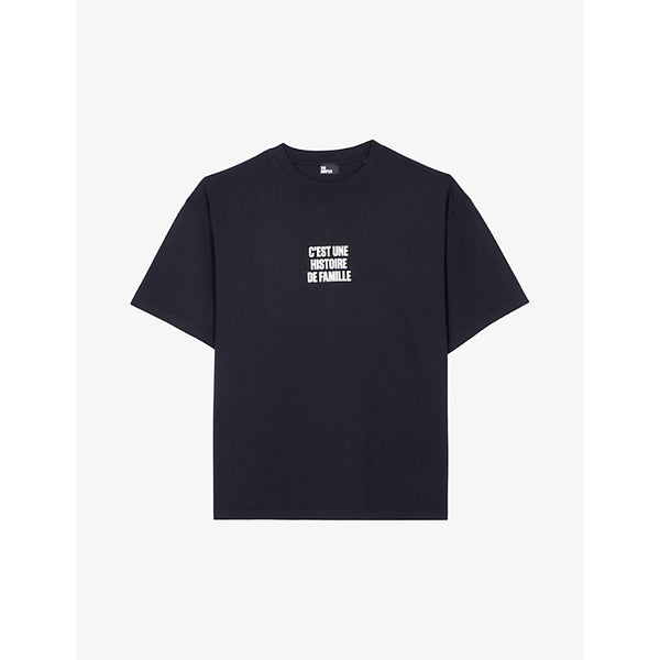  The Kooples Slogan-print relaxed-fit cotton T-shirt