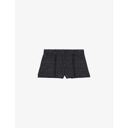  The Kooples Sequin-embellished tweed shorts