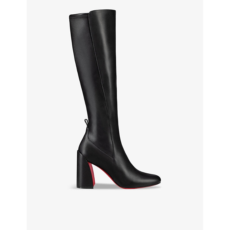 Christian Louboutin Jane Botta 85 leather heeled knee-high boots