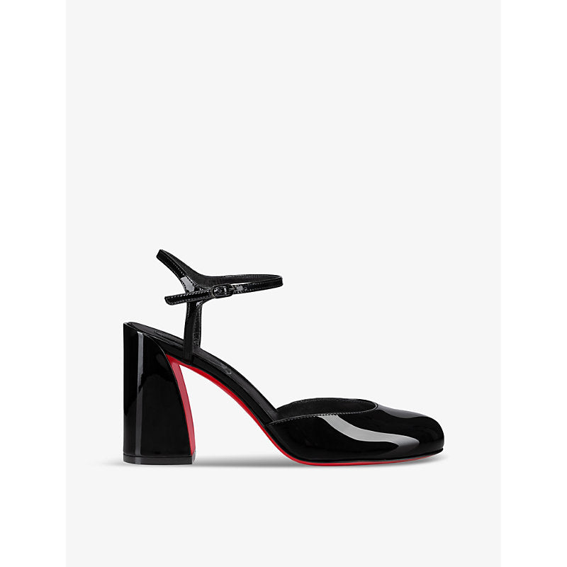 Christian Louboutin Jane 85 patent-leather Mary Jane courts