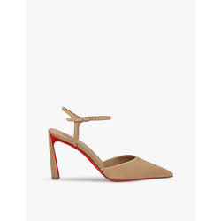 Christian Louboutin Condora Riviera 85 suede heeled courts