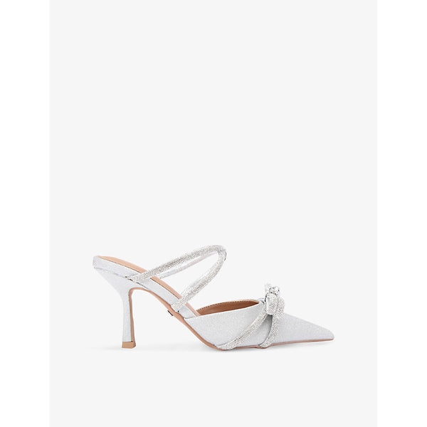 Kg Kurt Geiger Avery embellished metallic heeled mules | Kg Kurt Geiger