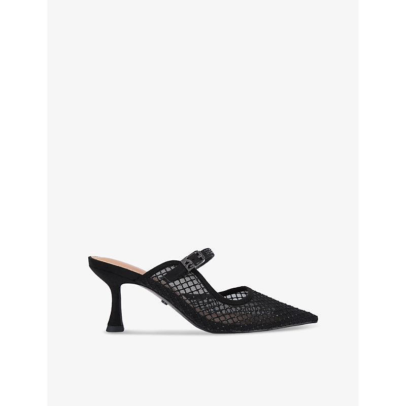 Kg Kurt Geiger Alina Gem mesh heeled mules | Kg Kurt Geiger